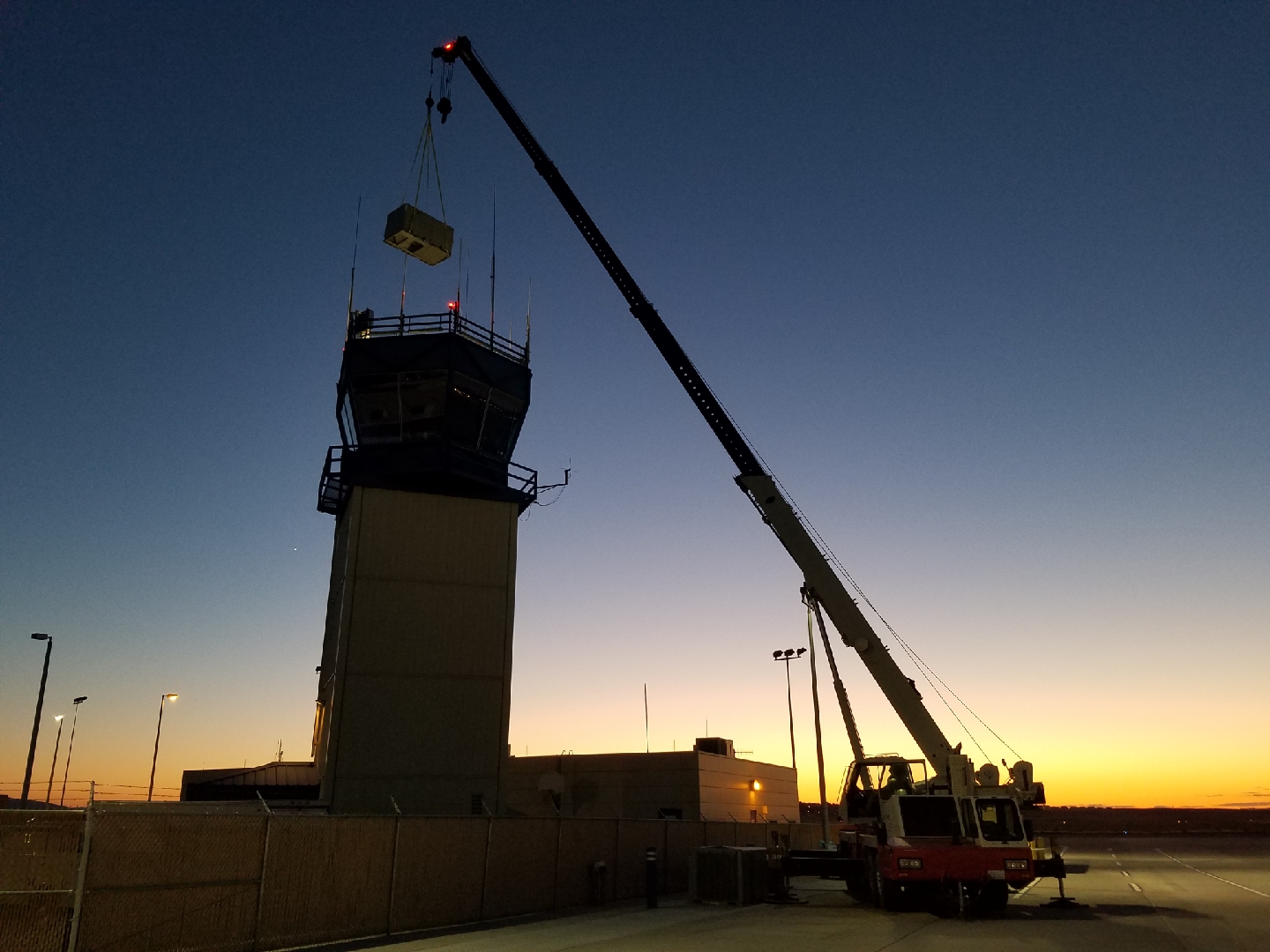 Sunset pick at the Pasco Airport